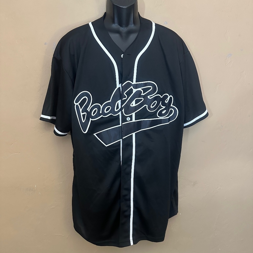 Bad Boy Biggie Smalls Embroidered Jersey 3XL runs small Gently worn